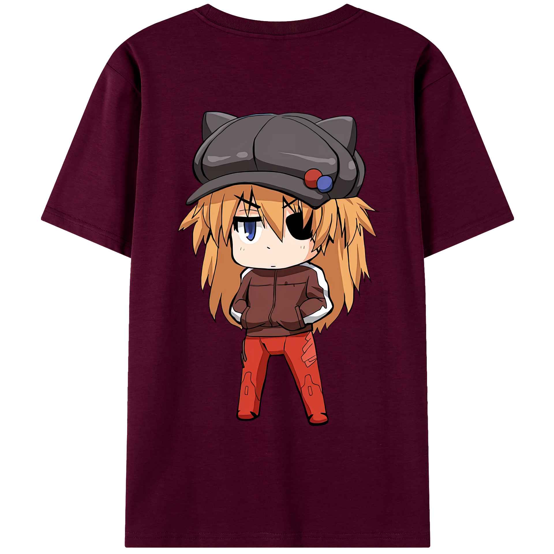 （画像用） EVA 新世紀エヴァンゲリオン レディース半袖Tシャツ(バックプリント)